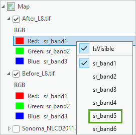 Assign red band