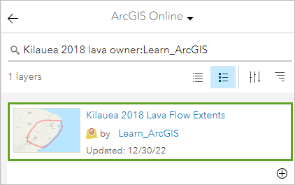 Kilauea 2018 Lava Flow Extents layer name