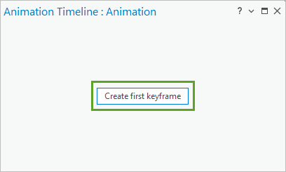 Create first keyframe