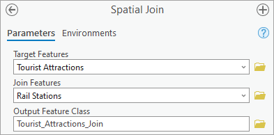 Spatial Join tool