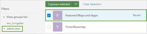 Groupe Featured Maps and Apps (Cartes et applications proposées)