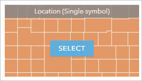 На панели Изменить стиль выбран стиль отображения Местоположение (единый символ)