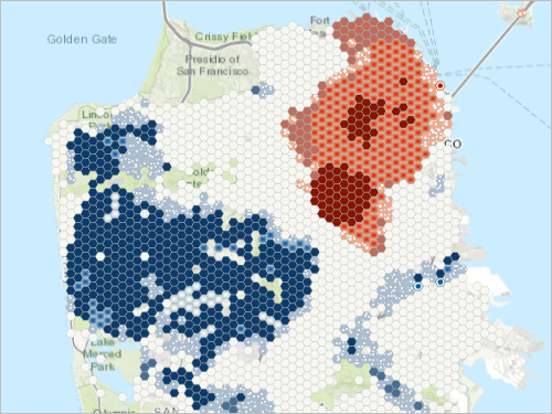 統計情報および R Arcgis Bridge を使用した犯罪の解析 Learn Arcgis