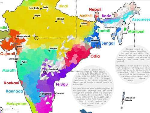 belles couleurs facile à comprendre Carte du monde en anglais et chinois