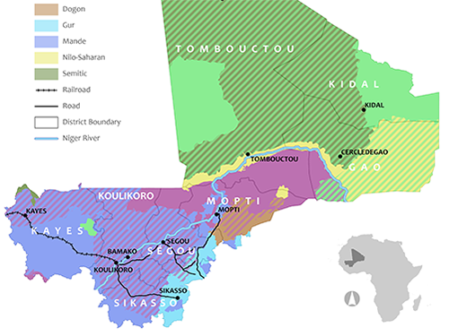 Map of the study districts. Source: Ethiopia shape file-dataset.