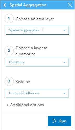 Parameter für die räumliche Aggregation