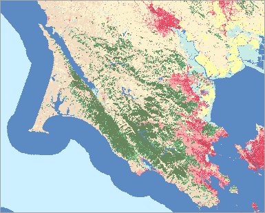 Landbedeckung in Marin County