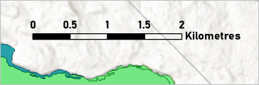 Formatierte Maßstabsleiste im Layout