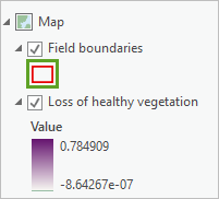 Symbol für "Field boundaries"