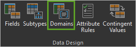 "Domänen" in der Gruppe "Datendesign"