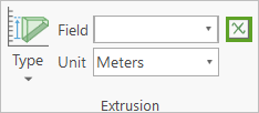 Schaltfläche "Extrusionsausdruck"