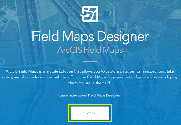 Startseite von Field Maps Designer