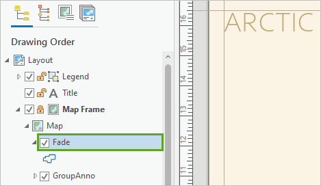 Layer "Fade" im Bereich "Inhalt"