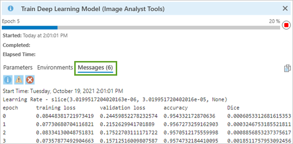 Details des Werkzeugs "Deep-Learning-Modell trainieren"