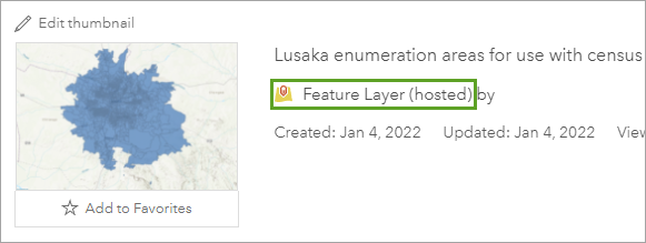 Text "Feature-Layer (gehostet)"