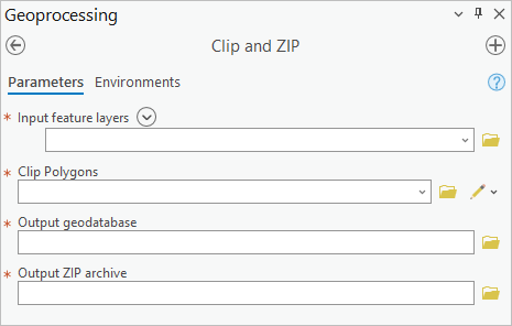 Das Werkzeug "Clip and ZIP" ist bereit zum Testen.