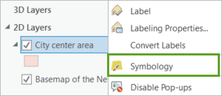 Option "Symbolisierung"