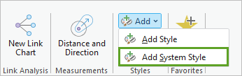 Menüoption "System-Style hinzufügen"