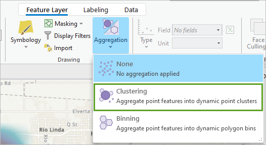 Option "Cluster-Bildung"