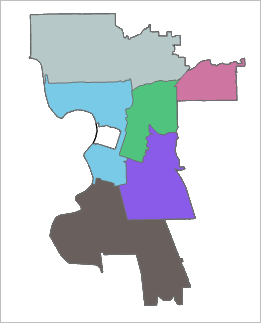 Zusammengeführte Zone