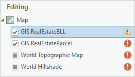 "GIS.RealEstateBLL" weist kein rotes Ausrufezeichen auf.