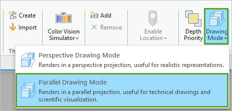 Option "Darstellungsmodus 'Parallel'"