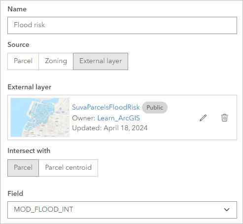 Kriterium "Flood risk"