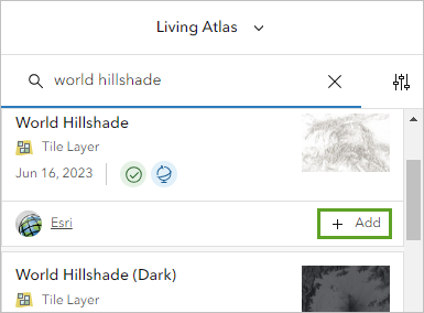 Schaltfläche "Layer zu Grundkarte hinzufügen"