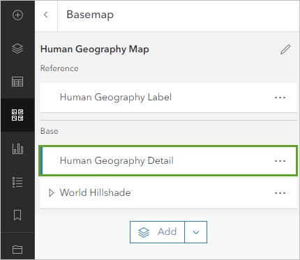 Layer "Humangeographie – Details" in der Kategorie "Basis"