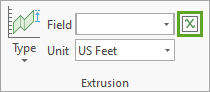 Schaltfläche "Extrusionsausdruck"