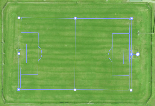 Schablone "Football Pitch (Soccer Field)"