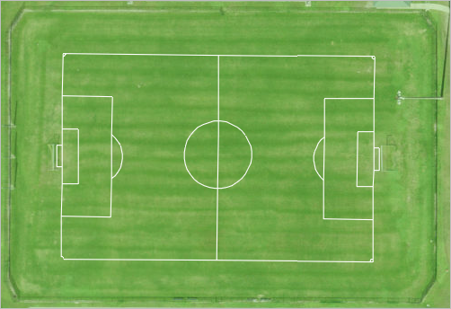 Schablonen "Football Pitch (Soccer Field)" und "Generic Circle"