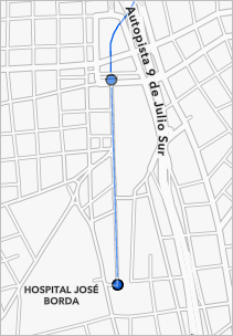 Neue U-Bahn-Linie und Station auf der Karte