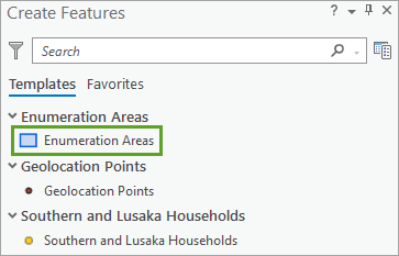 Feature-Vorlage "Enumeration Areas"