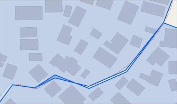 Grenze nach dem Vergrößern