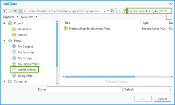 Suche nach Metropolitan Employment Areas