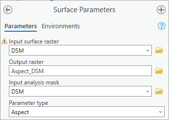 Parameter für den Ausrichtungs-Layer