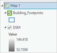 Der aktivierte Layer "Building_Footprints"