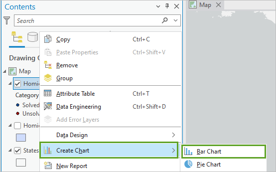 Option "Balkendiagramm"