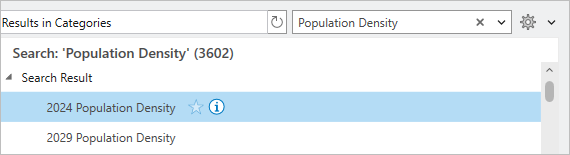 Variable "Population Density"