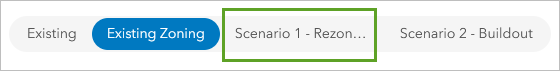 Öffnen von "Scenario 1 - Rezoning"