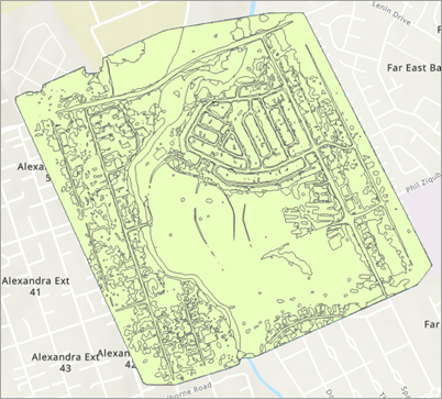 Layer "Land_Cover_Features" auf der Karte