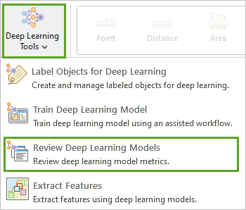 Menüoption "Deep-Learning-Modelle überprüfen"
