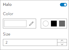 Kontrollkästchen "Halo"