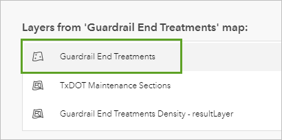 Layer "Guardrail End Treatments"