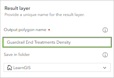 Layer "Guardrail End Treatments Density"