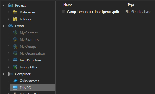 Geodatabase "Camp_Lemonnier_Intelligence.gdb"