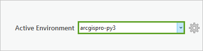 "Arcgispro-py3" ist zurzeit aktiv.