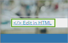 Schaltfläche "In HTML bearbeiten"