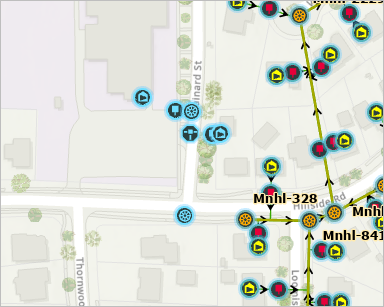 Karte mit dem Layer "GPS Points"